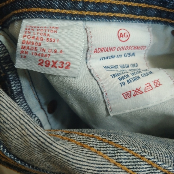 AG Adriano Goldschmied The Prime Relaxed Fit Men's Jeans 29x32 - Picture 8 of 9